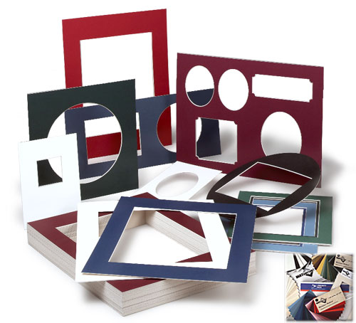 Bulk & Custom cut Mats from Quality Matboard. Order in quantities over 25 for wholesale mat pricing. All color mats.